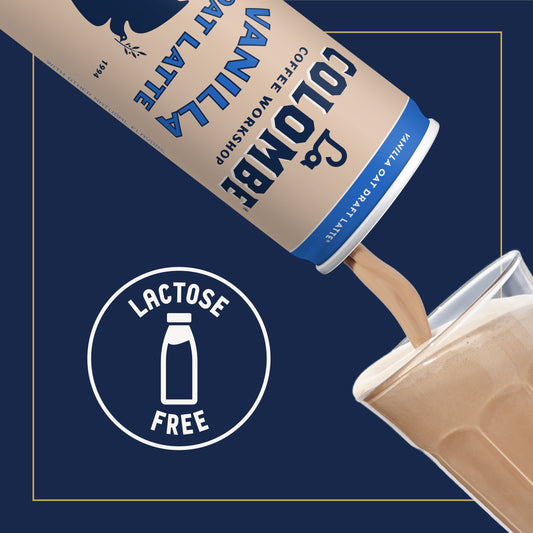 La Colombe Oatmilk Vanilla Latte Cold Brew Ready-to-Drink Coffee, 11 fl oz, 12 Pack Cans