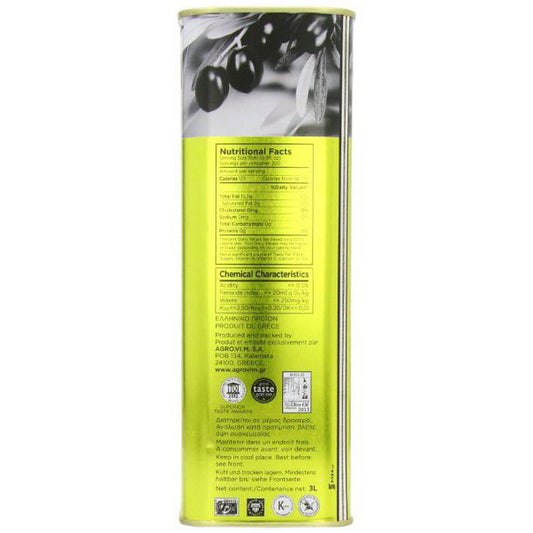 Iliada Kalamata PDO EVOO 4/101.4oz tin