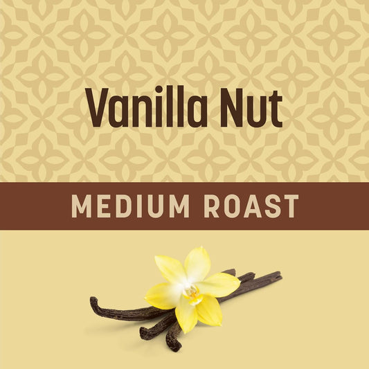 Don Francisco's Vanilla Nut Whole Bean Coffee, Medium Roast, 20 OZ Bag