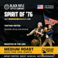 (6 pack) Black Rifle Coffee Spirit of '76, Medium Roast, Ground Coffee, 12 oz