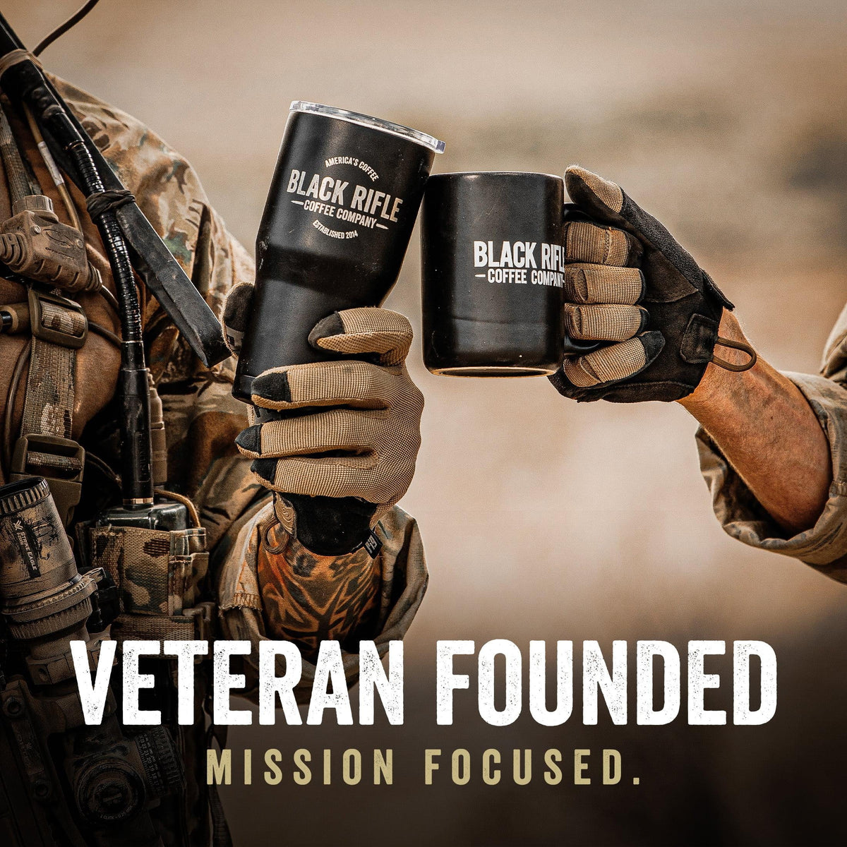 (6 pack) Black Rifle Coffee Spirit of '76, Medium Roast, Ground Coffee, 12 oz