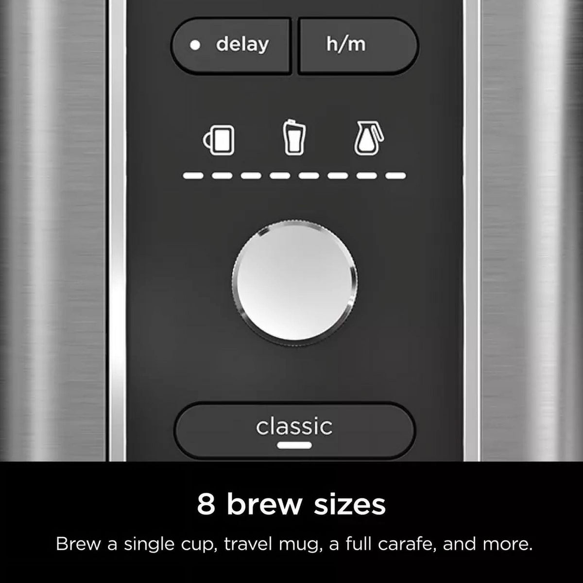 Ninja Hot & Iced XL Coffee Maker with Rapid Cold Brew, 4 Brew Styles, Single-Serve Coffee Brewer, Removable Reservoir, CM371 Black