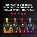 Death Wish Coffee, Organic and Fair Trade, Medium Roast, Whole Bean Coffee, 10 oz