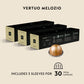 Nespresso Capsules Vertuo, Melozio, Medium Roast Coffee, 30-Count Coffee Pods