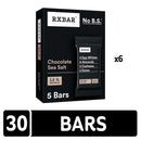 RXBAR Chocolate Sea Salt Protein Bars, 6 Boxes, 30 Bars Total with 1 Bybies Trail Mix Pouch, 2 oz