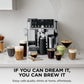 Ninja Luxe Café Pro Espresso Machine & Drip Coffee Maker, Cold Brew, Hot Water, Integrated Tamper, Built-in Grinder, Hands-Free Frother for Cappuccinos, Lattes, Americanos, Dairy or Non-Dairy, ES701