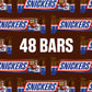 Snickers Full Size Bulk Chocolate Candy Bars - 1.86 oz Bar - 48 ct Box