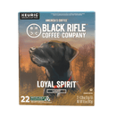 (4 pack) Black Rifle Coffee Company Loyal Spirit K-Cups Pods, Light Roast, 22 Ct