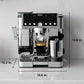 Ninja Luxe Café Pro Espresso Machine & Drip Coffee Maker, Cold Brew, Hot Water, Integrated Tamper, Built-in Grinder, Hands-Free Frother for Cappuccinos, Lattes, Americanos, Dairy or Non-Dairy, ES701