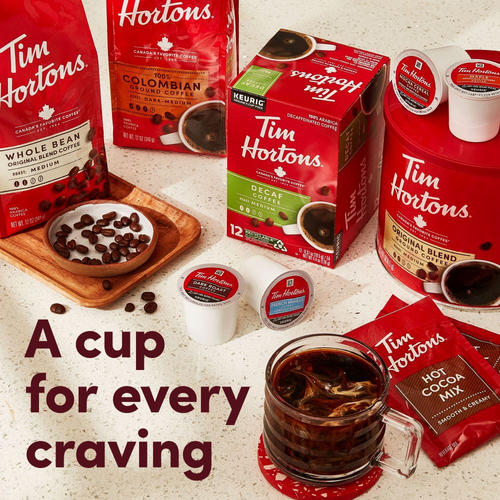 Tim Hortons Dark Roast Keurig Coffee Pods, 24 Ct