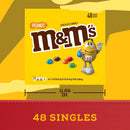 M&M'S Peanut Milk Chocolate Full Size Bulk Candy - 1.74oz/48ct