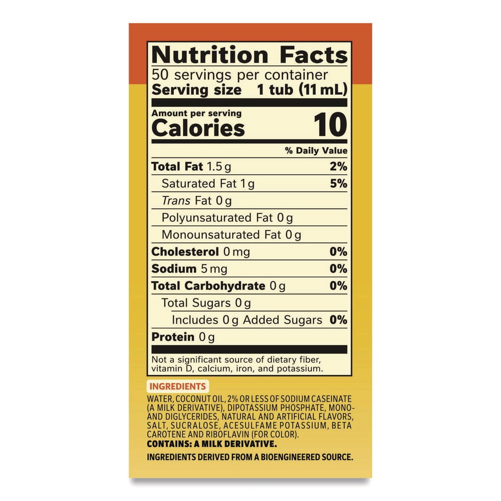 0.38 oz Mini Cups Liquid Coffee Creamer - Zero Sugar Hazelnut (200/Carton)
