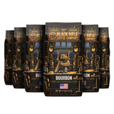 (6 pack) Black Rifle Coffee Bourbon, Medium Roast, Ground Coffee, 11oz