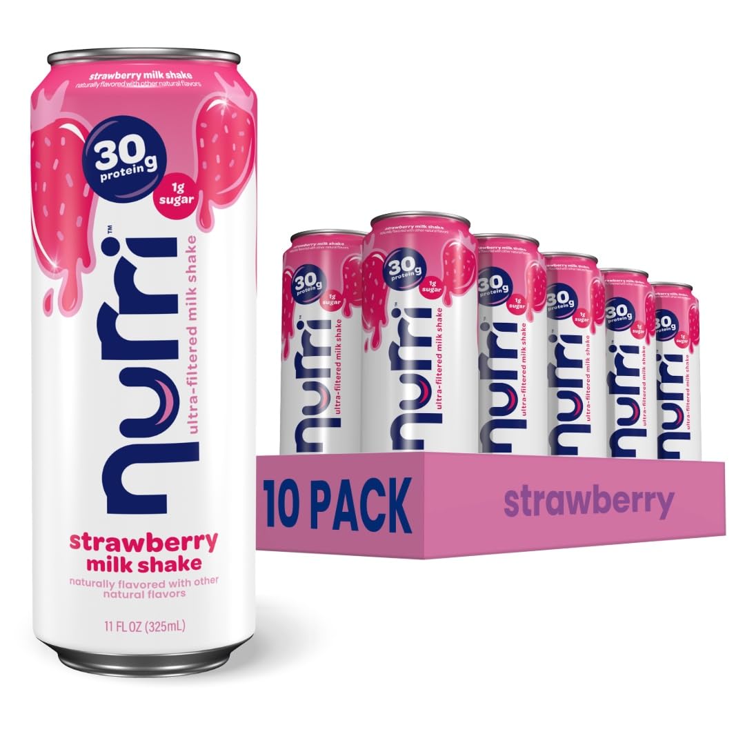 Nurri 30g Protein Ultra Filtered Milk Shake, Chocolate, 10-11 fl oz Cans