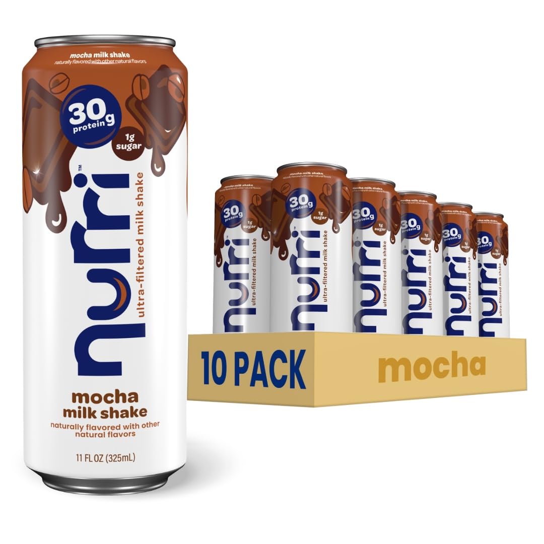 Nurri 30g Protein Ultra Filtered Milk Shake, Chocolate, 10-11 fl oz Cans