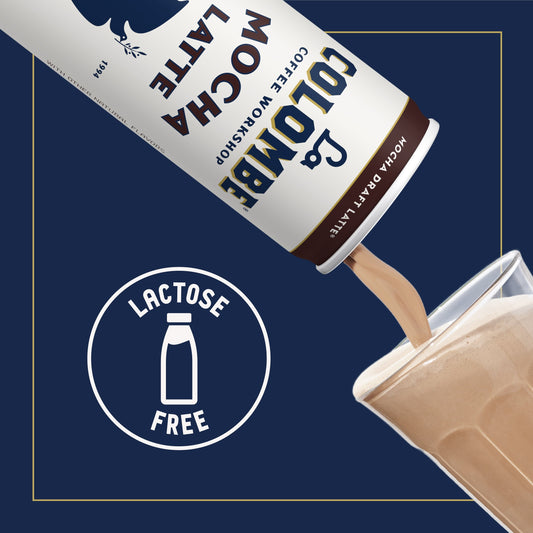 La Colombe Mocha Draft Latte Cold Brew Ready-to-Drink Coffee, 11 fl oz, 12 Pack Cans