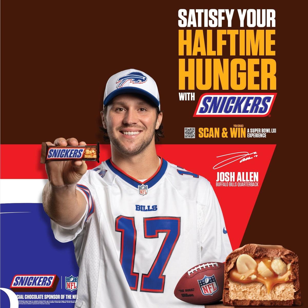 Snickers Full Size Bulk Chocolate Candy Bars - 1.86 oz Bar - 48 ct Box