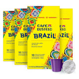 Café Bustelo Brazil Blend Dark Roast Espresso Capsules, 40 Count