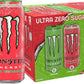 Monster Energy Ultra Red, Sugar Free Energy Drink, 16 Ounce (Pack of 15)