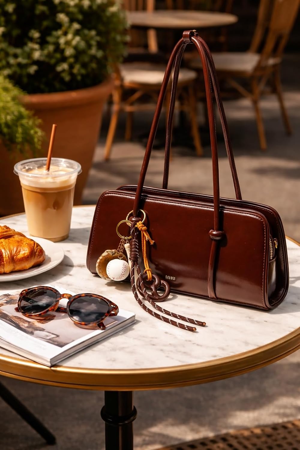 Women's shoulder bag, spacious multi pocket bag, women's crossbody bag, fashionable handbag, top handle, shoulder bag