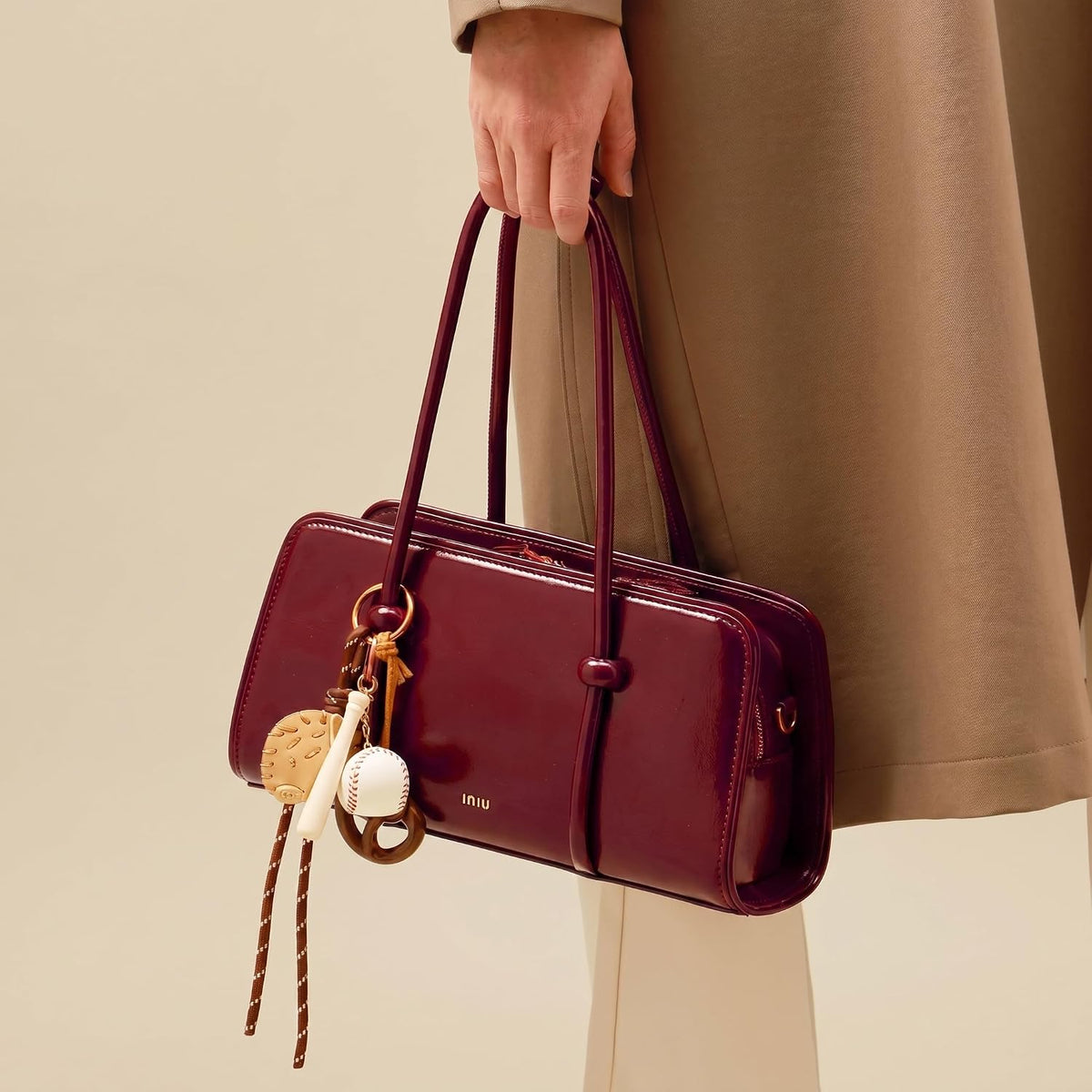 Women's shoulder bag, spacious multi pocket bag, women's crossbody bag, fashionable handbag, top handle, shoulder bag