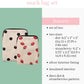 kate spade new york Insulated Snack Bag, Deco Dot and Strawberries
