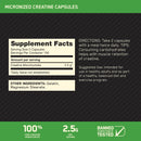 Optimum Nutrition Micronized Creatine Monohydrate Capsules, Keto Friendly, 2500mg, 300 Capsules (Packaging May Vary)