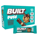 BUILT Puff Protein Bars, Variety Pack, 15g-17g Protein - 12 Count