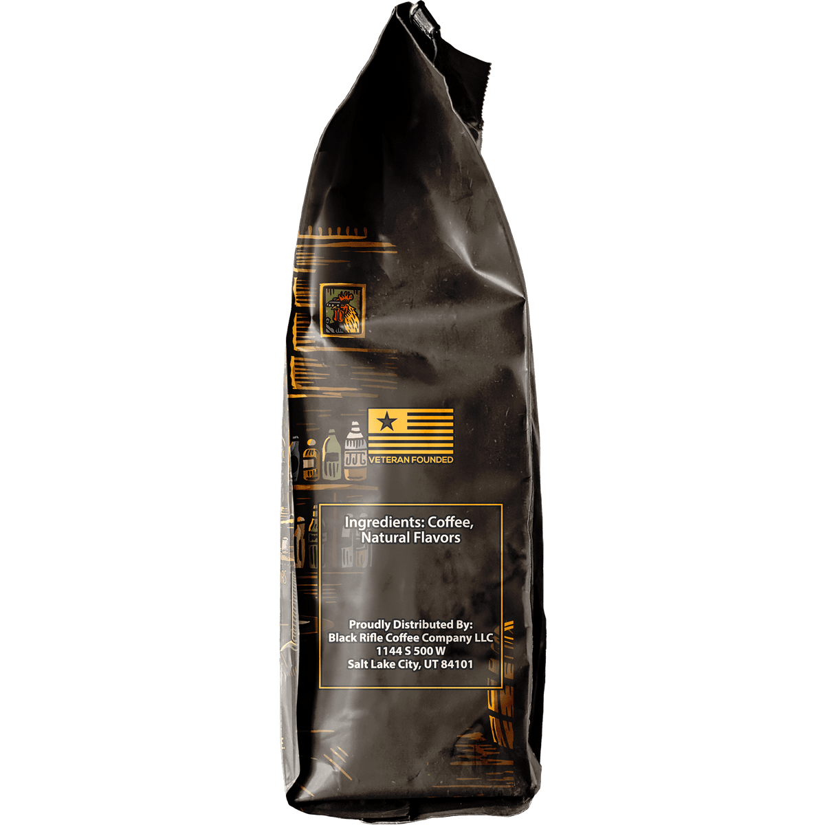 (6 pack) Black Rifle Coffee Bourbon, Medium Roast, Ground Coffee, 11oz