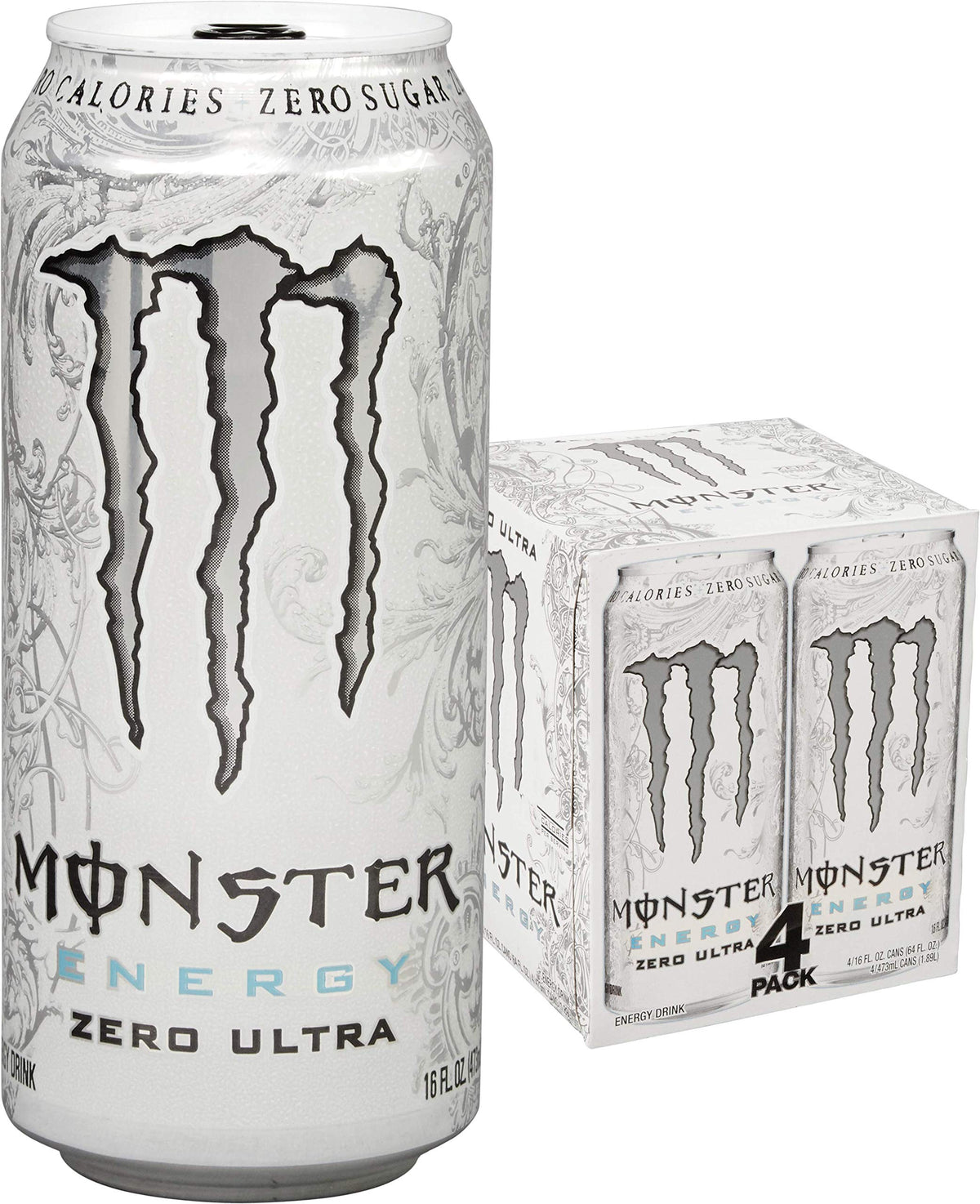 Monster Energy Ultra Red, Sugar Free Energy Drink, 16 Ounce (Pack of 15)