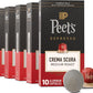 Peet's Coffee Espresso Capsules, Medium Roast, Crema Scura, 50 Count