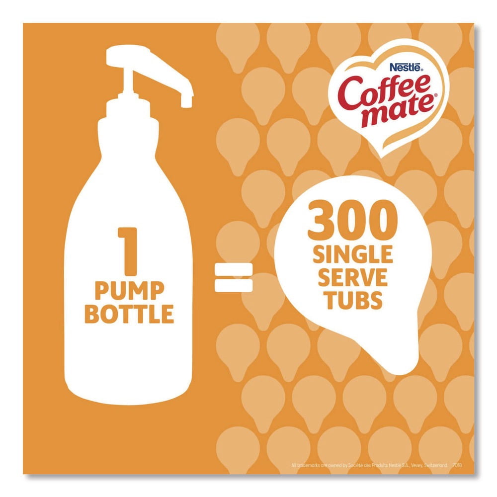50.7 oz. Liquid Creamer Pump Bottle - Caramel (2/Carton)