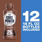 Core Power Protein Shake, Chocolate, 26g Bottle, 14oz, 12 Pack