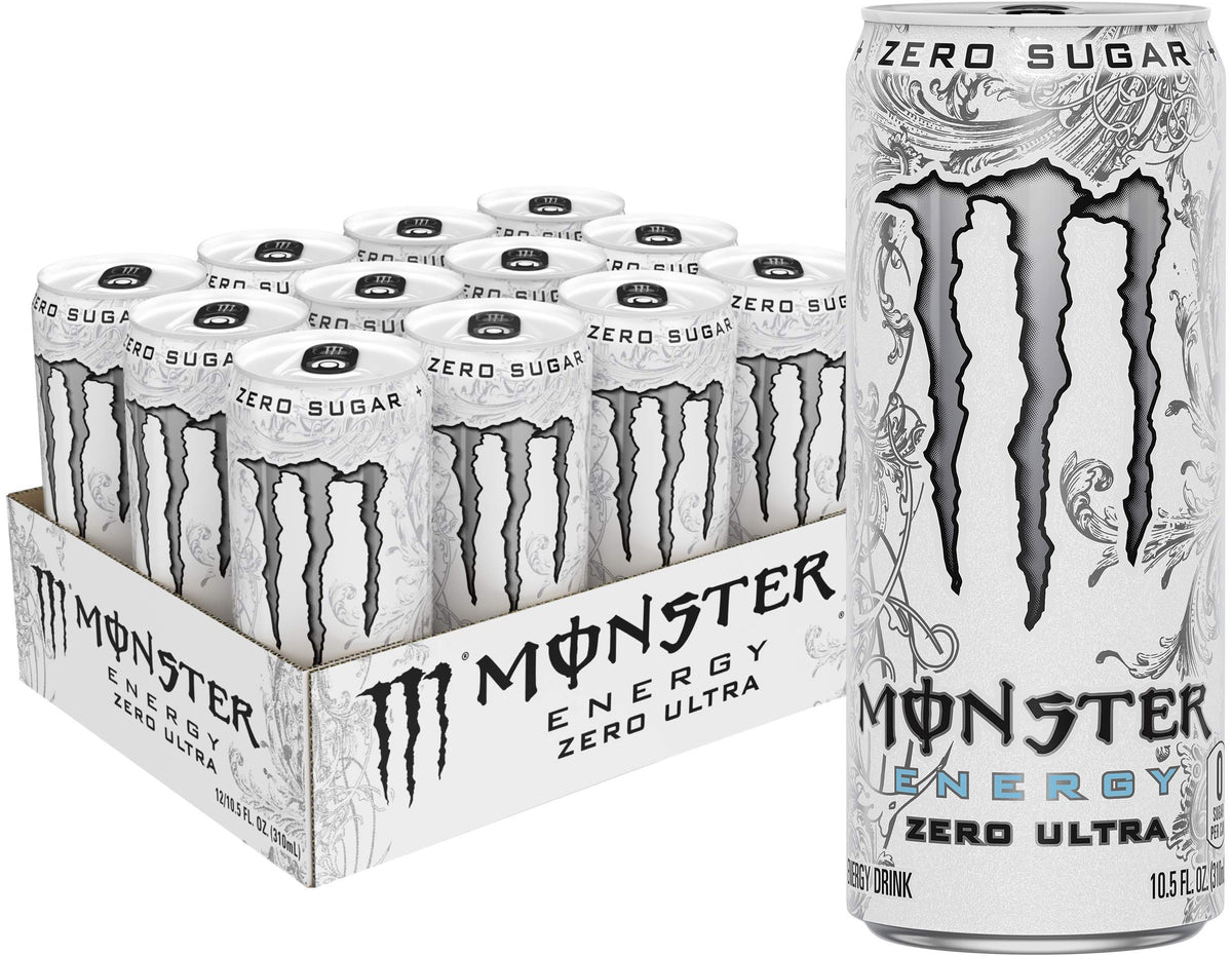 Monster Energy Ultra Red, Sugar Free Energy Drink, 16 Ounce (Pack of 15)