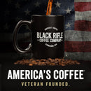 (4 pack) Black Rifle Coffee Company Just Black Keurig K-Cup Pods, Medium Roast, 22 Ct