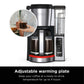 Ninja 12-Cup Programmable Drip Coffee Maker, 2 Brew Styles, Adjustable Warming Plate, CE250, Black/Stainless Steel