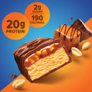 Pure Protein Bars, Chocolate Peanut Caramel, 20g Protein, Gluten Free, 1.76 Oz, 12 Count
