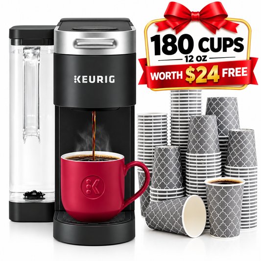 Keurig K-Supreme Single Serve K-Cup Pod Coffee Maker, MultiStream Technology, 4 Brew Sizes, 66oz Dual-Position Removable Reservoir, Black