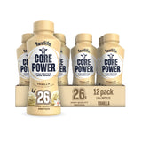Core Power Protein Shake, Vanilla, 26g Bottle, 14oz, 12 Pack