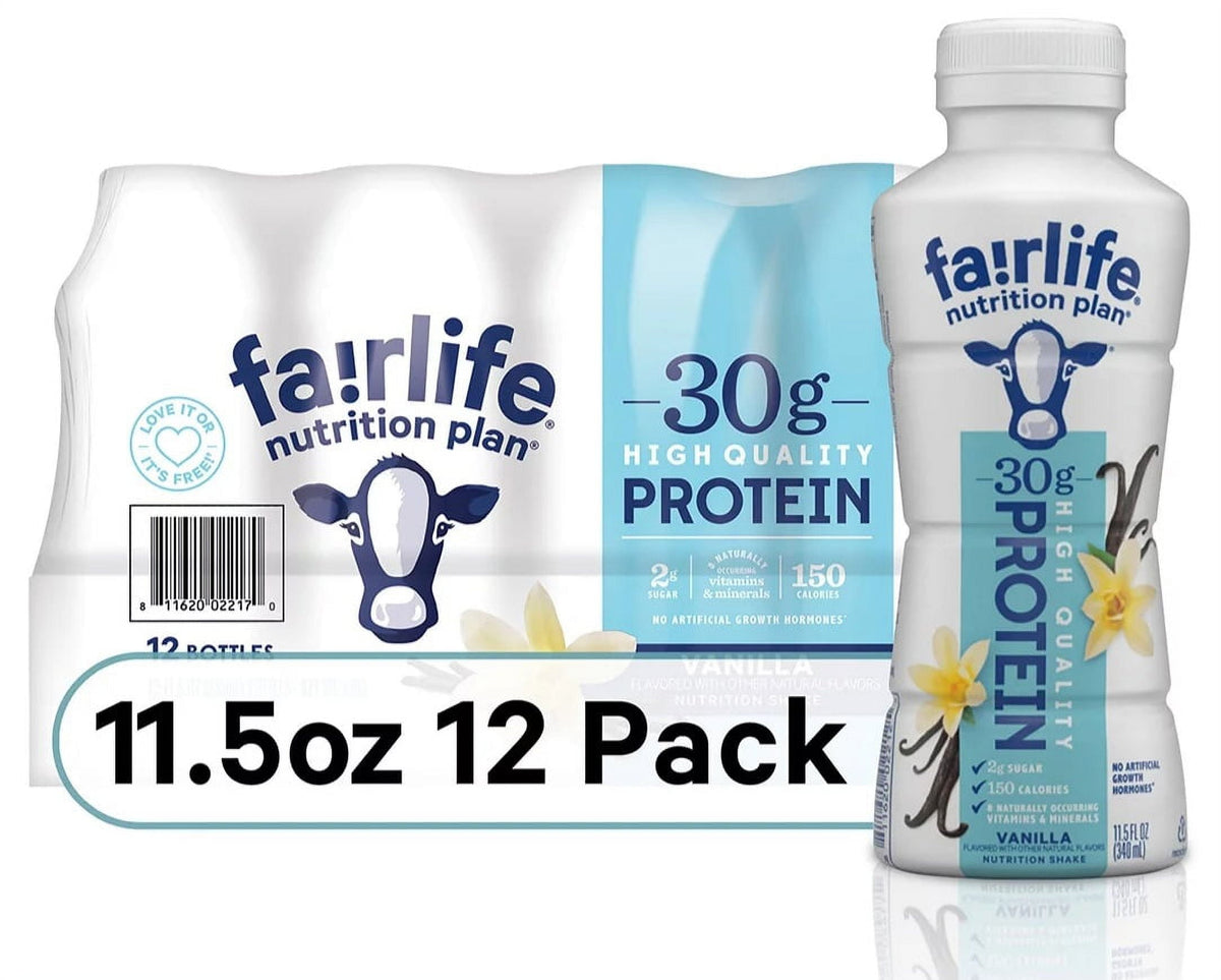 Fairlife Nutrition Plan High Protein Shake, 12 pk (Vanilla)