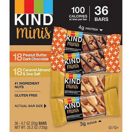 Kind Minis Bar, Variety, 0.7 oz, 36 ct