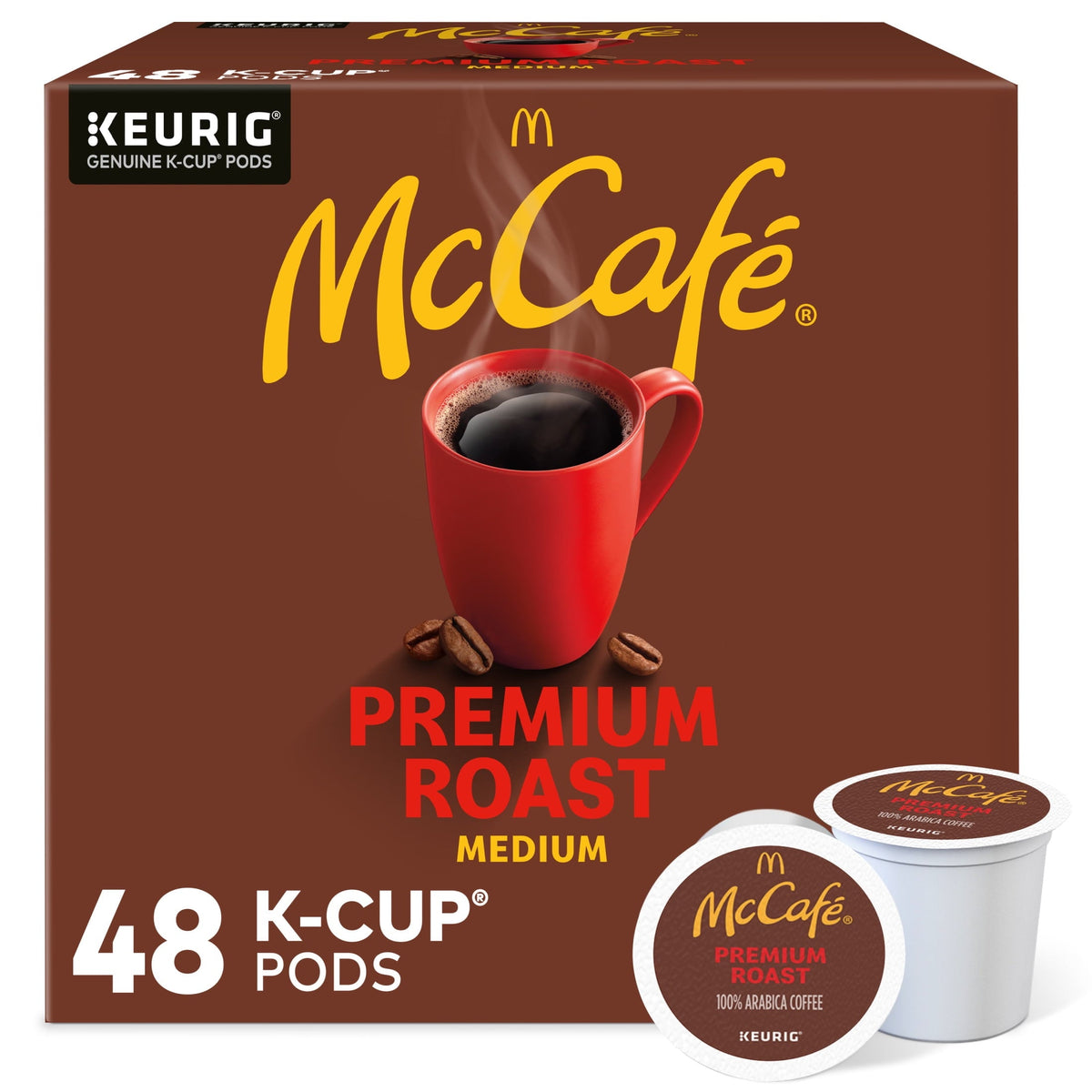 McCafe, Premium Medium Roast K-Cup Coffee Pods, 48 Count