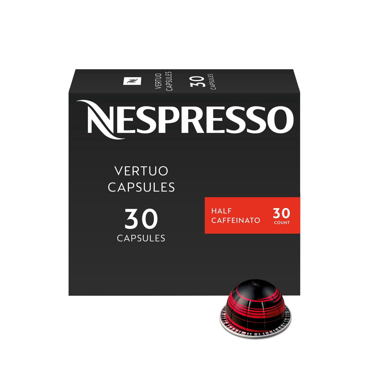 Nespresso Capsules Vertuo, Solelio, Mild Roast Coffee, 30-Count Coffee Pods