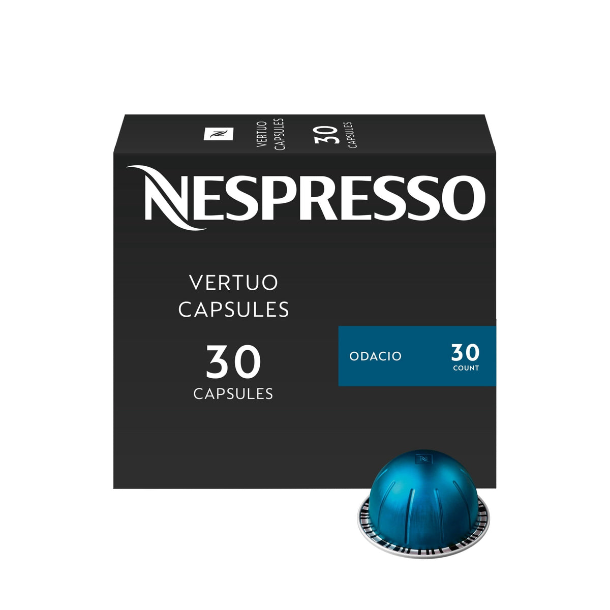 Nespresso Capsules Vertuo, Melozio, Medium Roast Coffee, 30-Count Coffee Pods