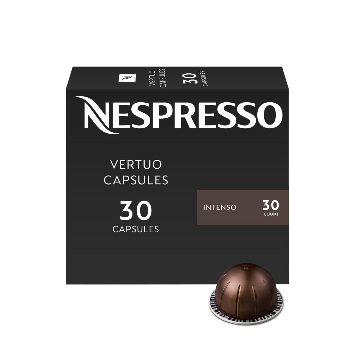 Nespresso Capsules Vertuo, Odacio, Medium Roast Coffee, 30-Count Coffee Pods