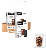 RXBAR Minis Protein Bar Variety Pack, Chocolate Sea Salt & Peanut Butter Chocolate, 4 Boxes, 32 Bars Total with 1 Bybies Trail Mix Pouch, 2 oz