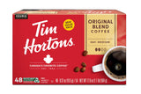 Tim Hortons Original Blend Kcup 48ct