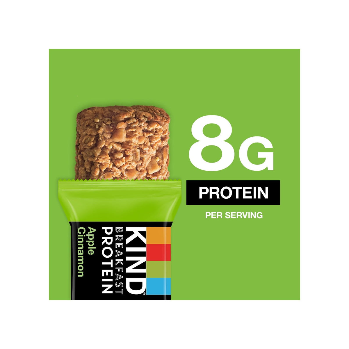 (5 pack) KIND Breakfast Protein Bars, Apple Cinnamon, Gluten Free, 8g Protein, 1.76 oz, 30 Packs