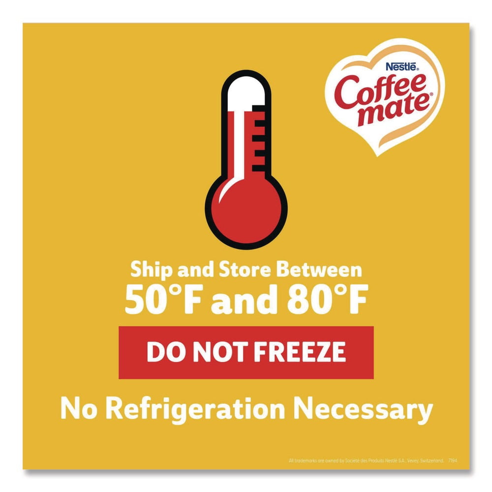 0.38 oz Mini Cups Liquid Coffee Creamer - Zero Sugar Hazelnut (200/Carton)