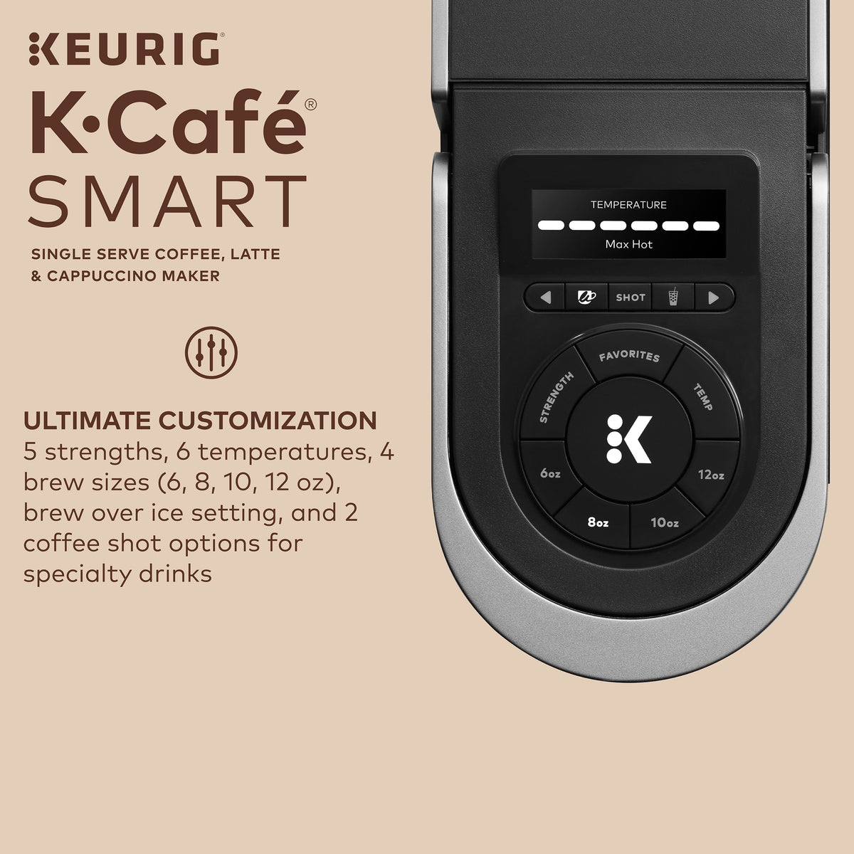K-Café® SMART Single Serve Coffee Maker - Black